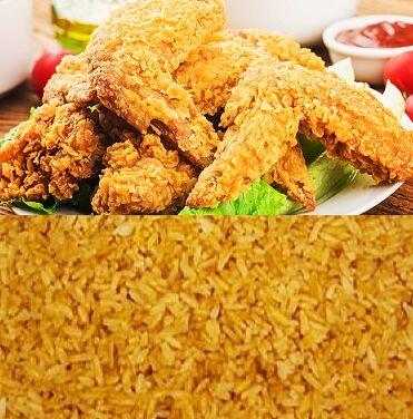 Chicken Wings W. Plain Fried Rice