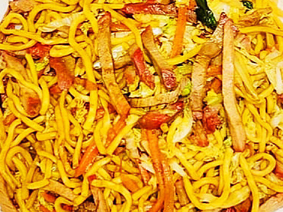 P11.roast Pork Lo Mein(party Special)