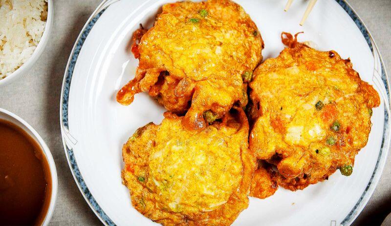 62. Vegetable Egg Foo Young