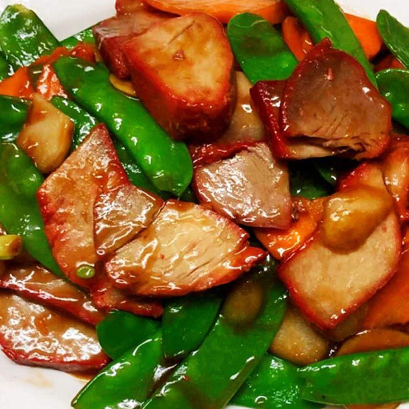 70. Roast Pork W. Snow Peas